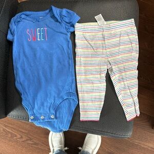 Carter’s Onesie and Pants set